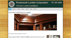 Desktop Screenshot of portsmouthlumber.com